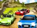 Leikur Dino Car Race á netinu