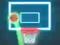 Leikur Swipe Basketball Neon á netinu