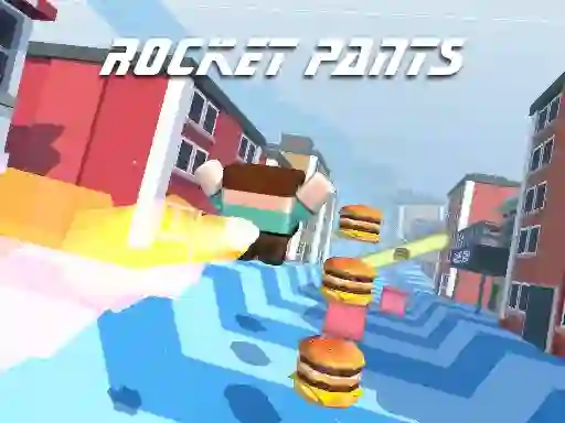 Leikur Rocket Pants Runner 3D á netinu