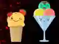 Leikur Ice cream PUZZLES á netinu