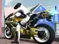 Leikur Highway Rider Motorcycle á netinu