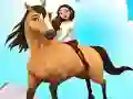 Leikur Horse Run 3D á netinu