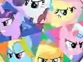 Leikur Pony Round Puzzle á netinu