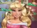 Leikur Sleeping Princess Real Haircuts á netinu
