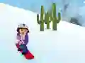 Leikur Dora Snow skates á netinu