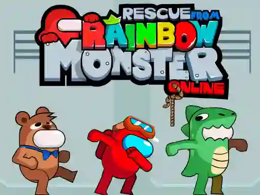 Leikur Rescue From Rainbow Monster Online á netinu