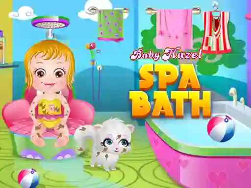 Leikur Baby Hazel Spa Bath á netinu