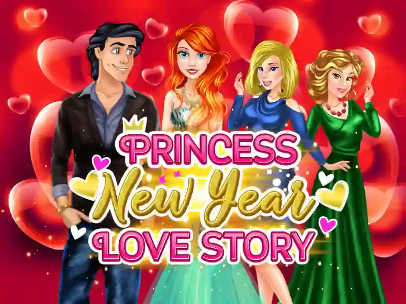 Leikur Princess New Year Love Story á netinu