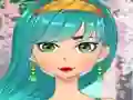 Leikur Anime Girls Fashion Makeup Dress Up á netinu
