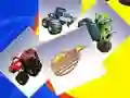 Leikur Blaze Monster Trucks Memory á netinu