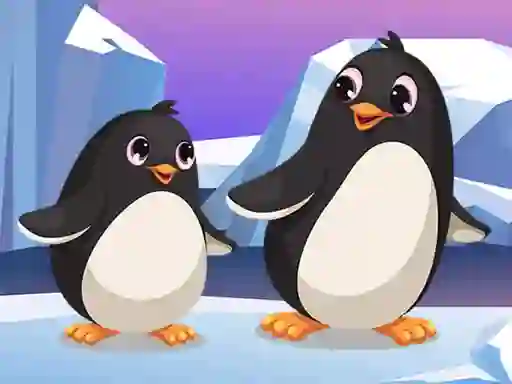 Leikur Penguin Jigsaw á netinu