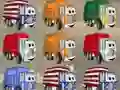 Leikur Garbage Trucks Matching á netinu
