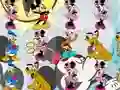 Leikur Mickey Mouse Match 3 á netinu