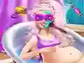Leikur Hero Ellie Pregnant Spa á netinu