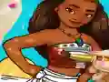 Leikur Moana Coloring Book á netinu
