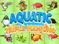 Leikur Aquatic triple mahjong á netinu