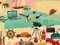 Leikur Interactive Hidden Objects á netinu
