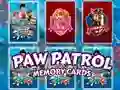 Leikur Paw Patrol Memory Cards á netinu