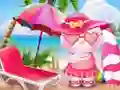 Leikur Hello Kitty Beach Fun á netinu