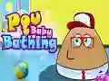 Leikur Pou Baby Bathing á netinu