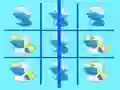 Leikur Smurfs Tic Tac Toe á netinu