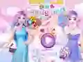 Leikur Barbie and Elsa in Candyland á netinu