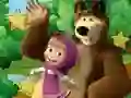 Leikur Little Girl And The Bear Hidden Stars á netinu