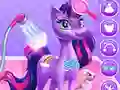 Leikur Magical Unicorn Grooming World á netinu