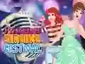 Leikur Princesses Singing Festival á netinu