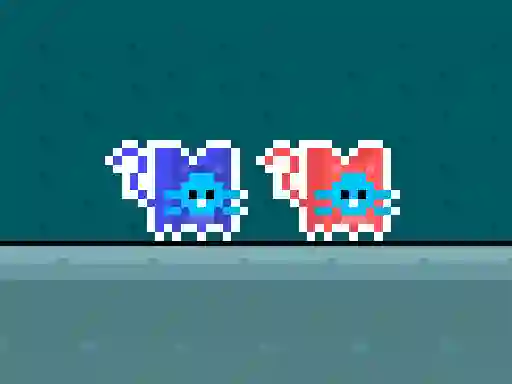 Leikur Red and Blue Cats á netinu
