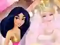 Leikur Princess Pink And Gold Wedding á netinu