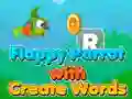 Leikur Flappy Parrot with Create Words á netinu