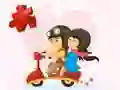 Leikur Valentine's Day Puzzle á netinu