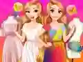 Leikur Princesses Outfit Coloring á netinu