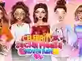 Leikur Celebrity Social Media Adventure á netinu