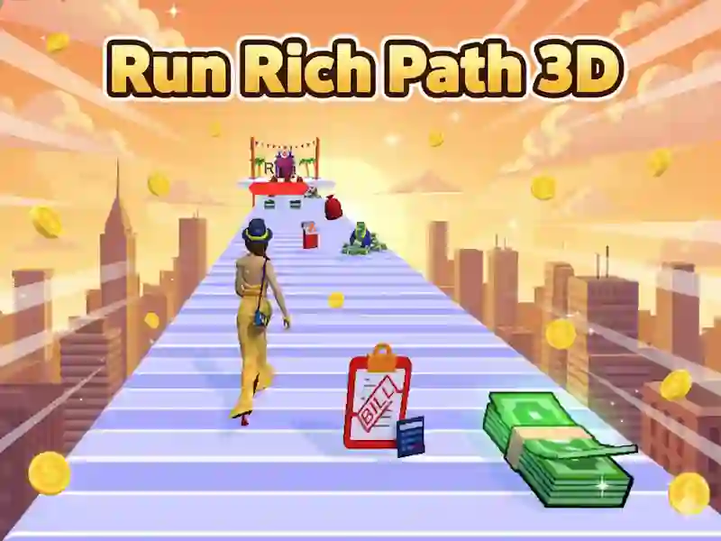 Leikur Run Rich Path 3D á netinu