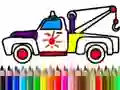 Leikur Back To School: Truck Coloring Book á netinu