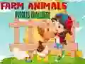 Leikur Farm Animals Puzzles Challenge á netinu