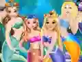 Leikur Princess Mermaid Style Dress Up á netinu