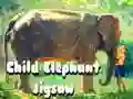 Leikur Child Elephant Jigsaw á netinu