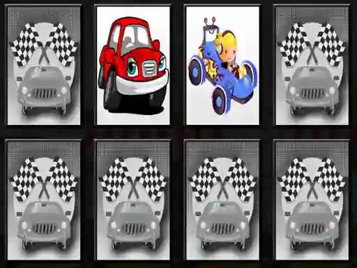 Leikur Racing Cars Memory á netinu