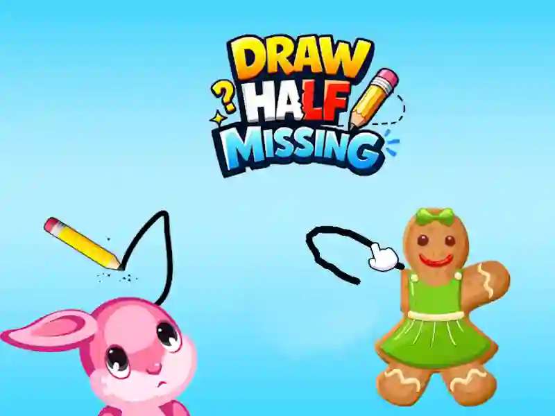 Leikur Draw Half Game á netinu