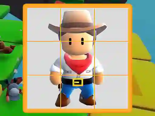 Leikur Stumble Boys Sliding Puzzle á netinu