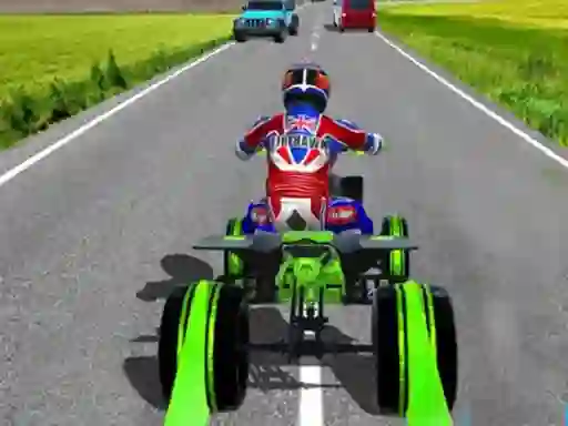 Leikur ATV Quad Bike Traffic Racer á netinu