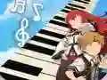 Leikur Mushoku Tense - Piano Tiles á netinu