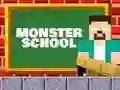 Leikur Monster School: Roller Coaster & Parkour á netinu
