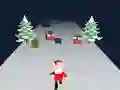 Leikur 3D Santa Run á netinu