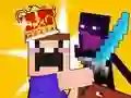 Leikur Noob vs Pro Castle Defence á netinu