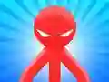 Leikur Red Stickman vs Monster School á netinu