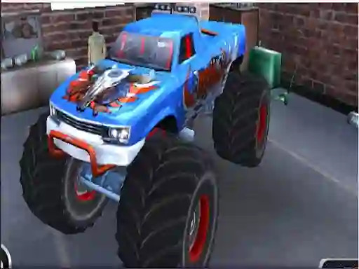 Leikur Monster Truck Stunt Adventure á netinu